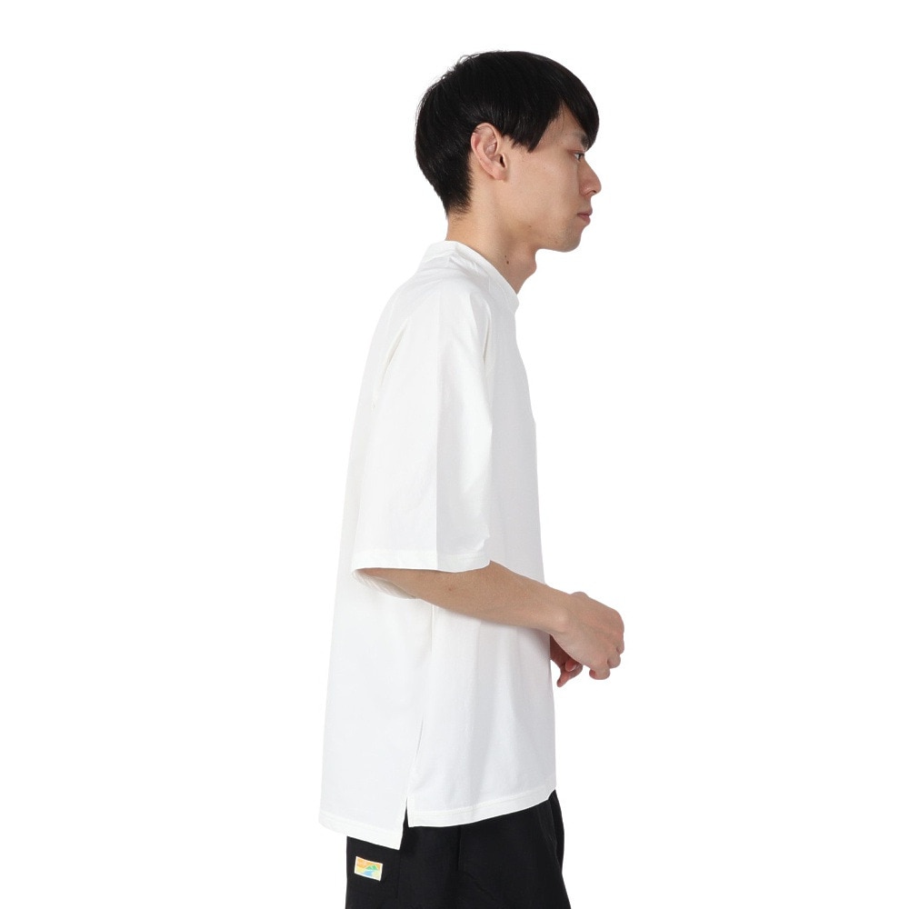 アクア（AQA）（メンズ）ラッシュガード 半袖 遮熱ラッシュ Tシャツ Mサイズ KW-4658 OF M