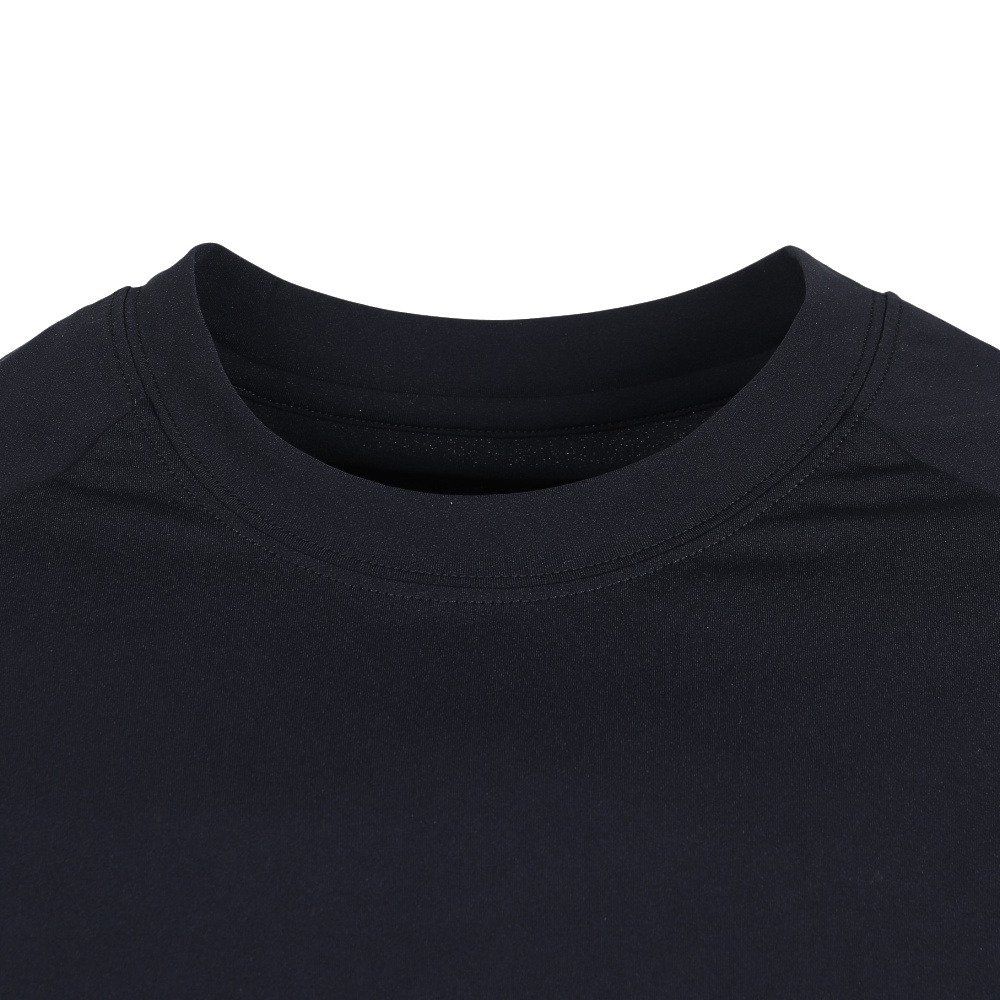アクア（AQA）（メンズ）ラッシュガード 半袖 遮熱ラッシュ Tシャツ KW-4658 BLK