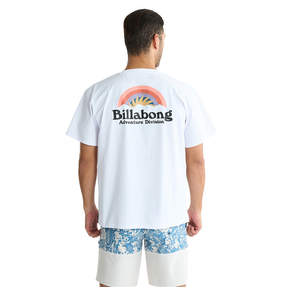 ビラボン（BILLABONG）（メンズ）ラッシュガード 半袖 FIRMA STRETCH Tシャツ BF01A858 WHT