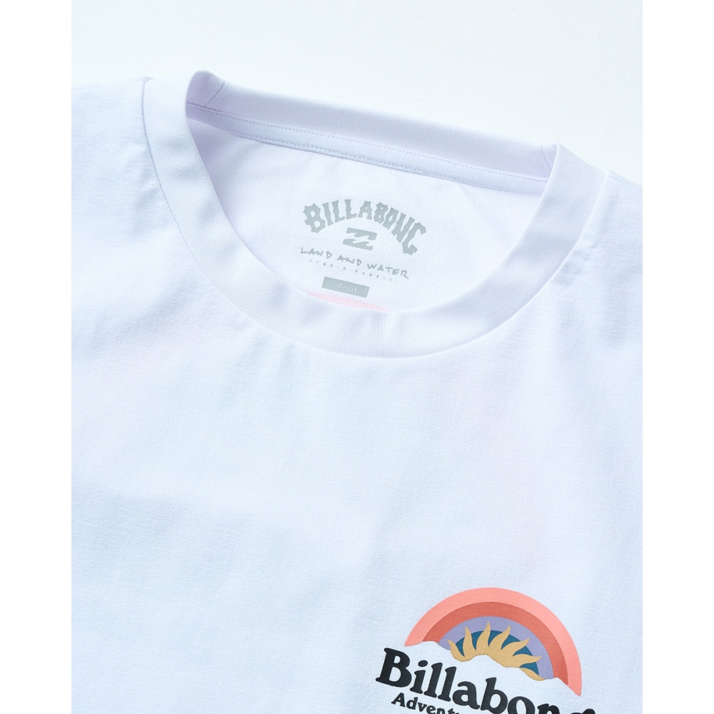 ビラボン（BILLABONG）（メンズ）ラッシュガード 半袖 FIRMA STRETCH Tシャツ BF01A858 WHT
