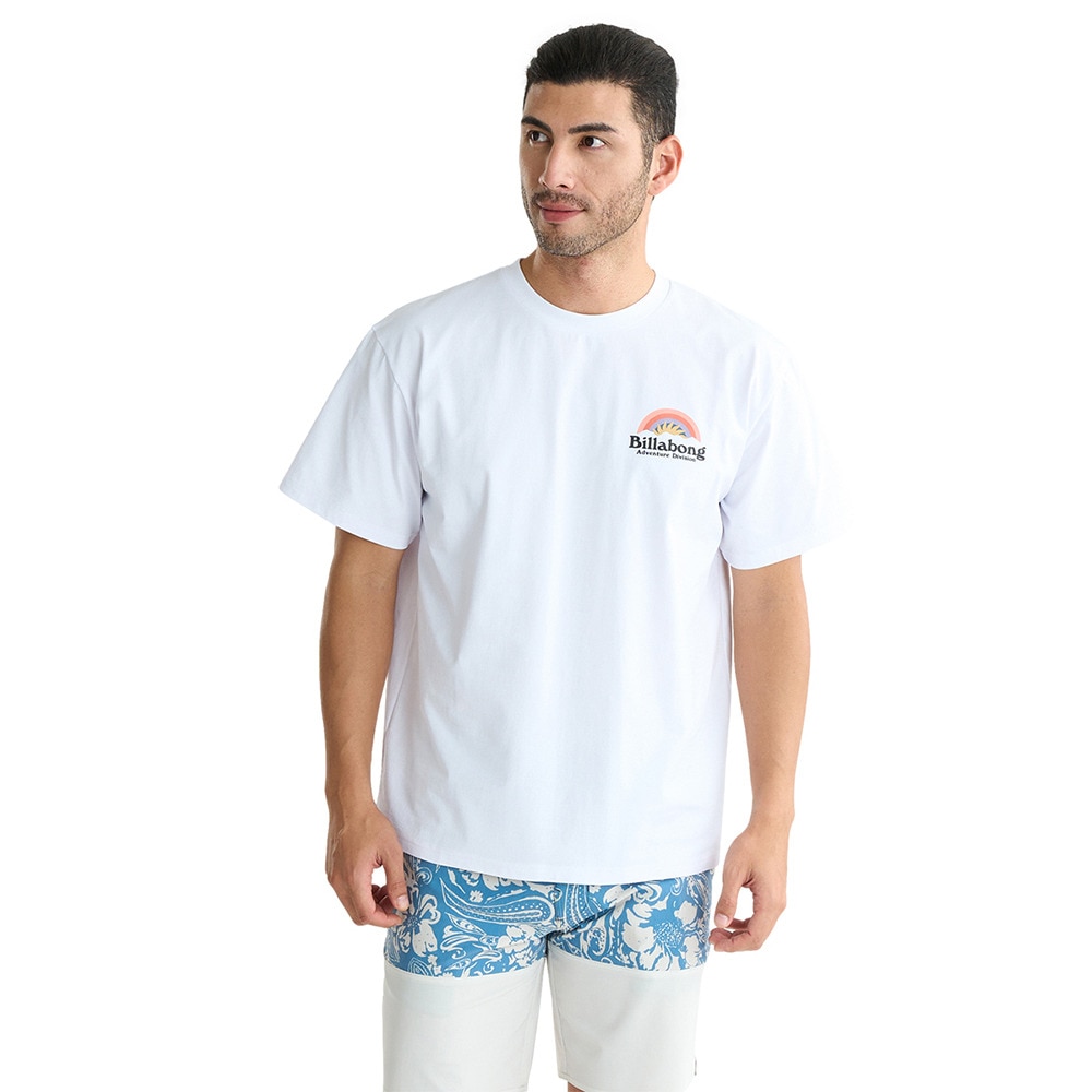ビラボン（BILLABONG）（メンズ）ラッシュガード 半袖 FIRMA STRETCH Tシャツ BF01A858 WHT