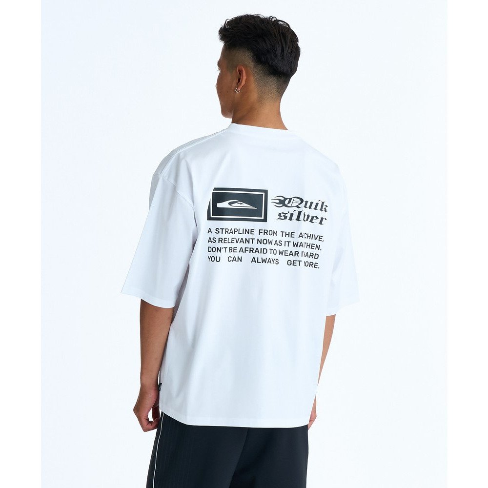 クイックシルバー（Quiksilver）（メンズ）ラッシュガード MERCURY BOX 半袖 サーフTシャツ 速乾 26SPQLY261016WHT