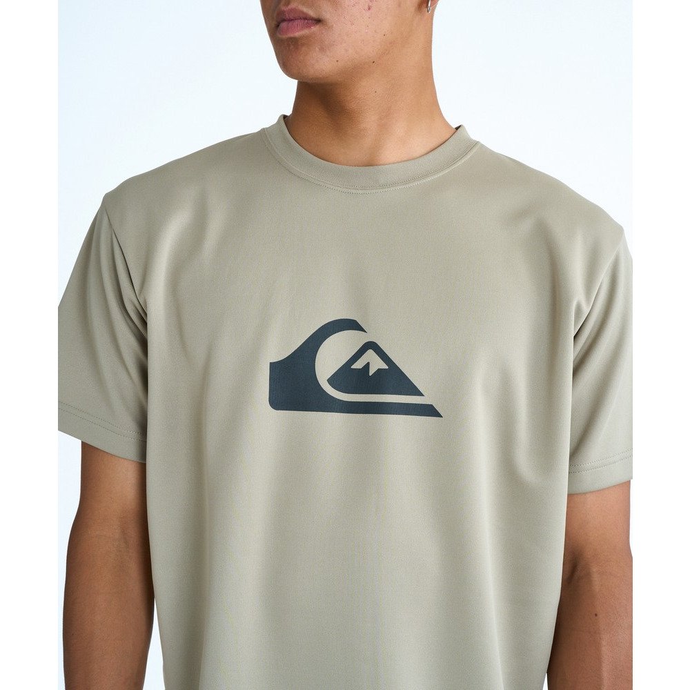 クイックシルバー（Quiksilver）（メンズ、レディース）COMP LOGO 半袖 ラッシュガード サーフTシャツ 速乾 26SPQLY261017KHA