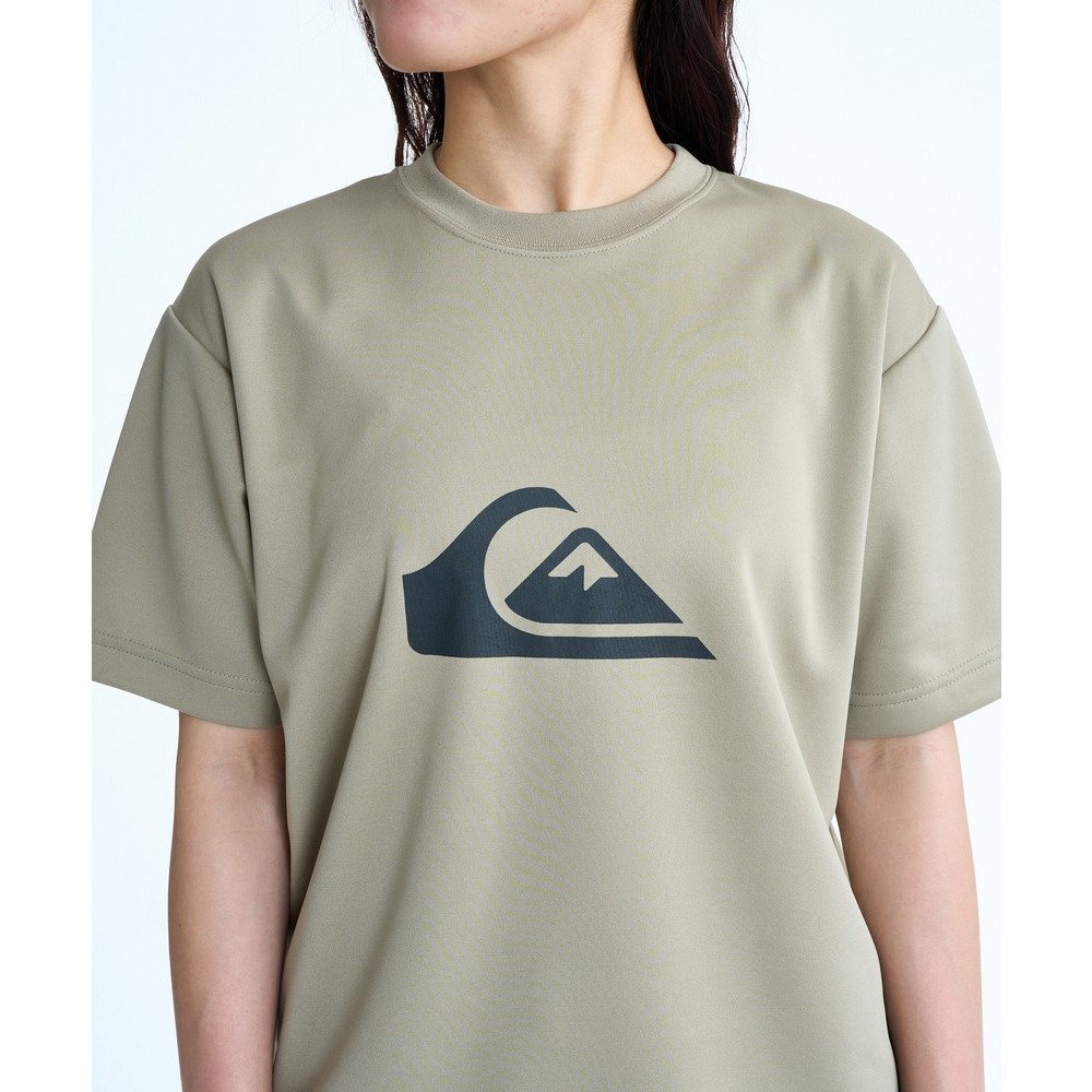 クイックシルバー（Quiksilver）（メンズ、レディース）COMP LOGO 半袖 ラッシュガード サーフTシャツ 速乾 26SPQLY261017KHA