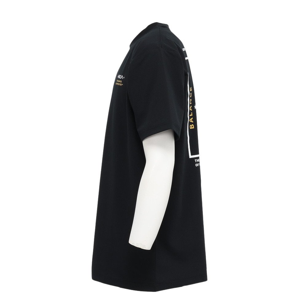 ルーカ（RVCA）（メンズ）ラッシュガード ADD BOX SFST サーフ 半袖Tシャツ BG041859 BLK