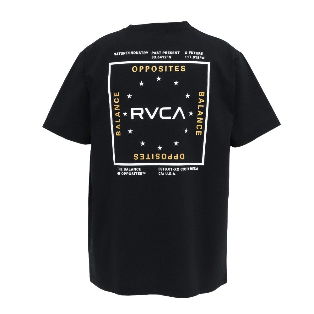 ルーカ（RVCA）（メンズ）ラッシュガード ADD BOX SFST サーフ 半袖Tシャツ BG041859 BLK