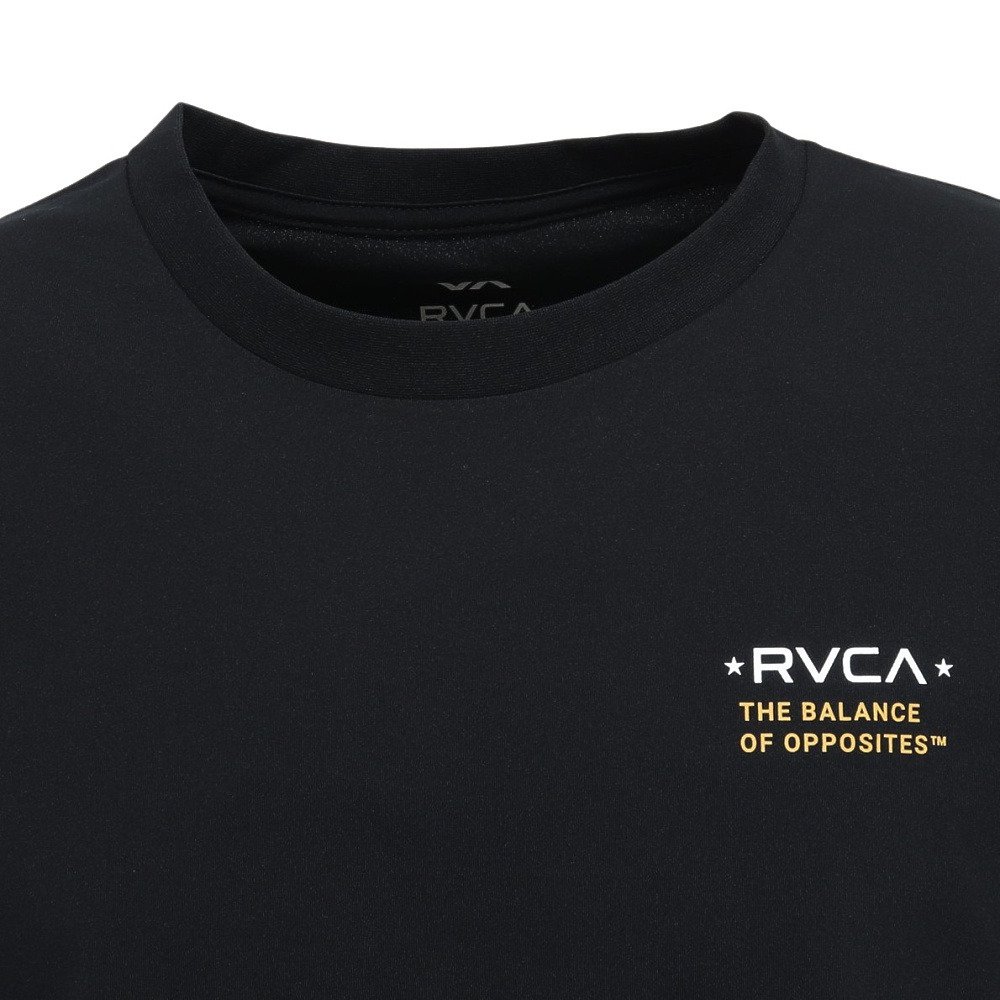 ルーカ（RVCA）（メンズ）ラッシュガード ADD BOX SFST サーフ 半袖Tシャツ BG041859 BLK