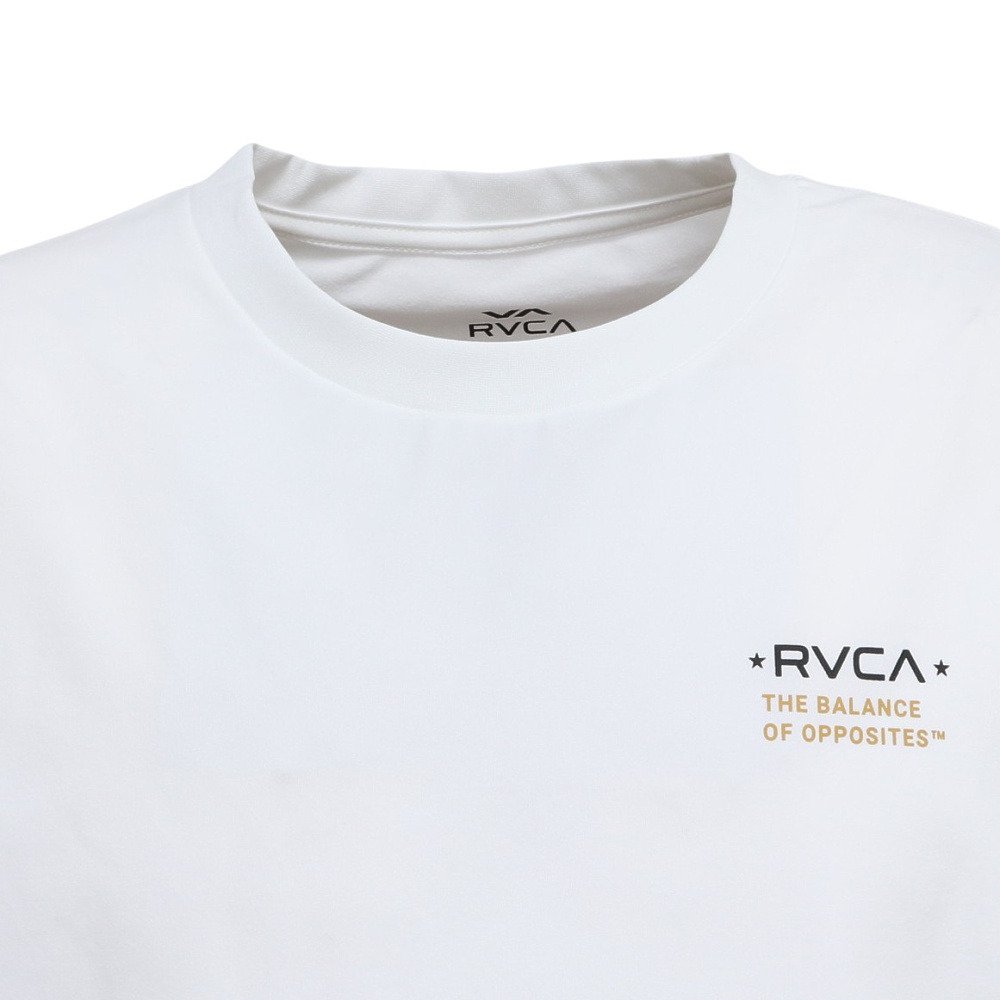 ルーカ（RVCA）（メンズ）ラッシュガード ADD BOX SFST サーフ 半袖Tシャツ BG041859 WHT