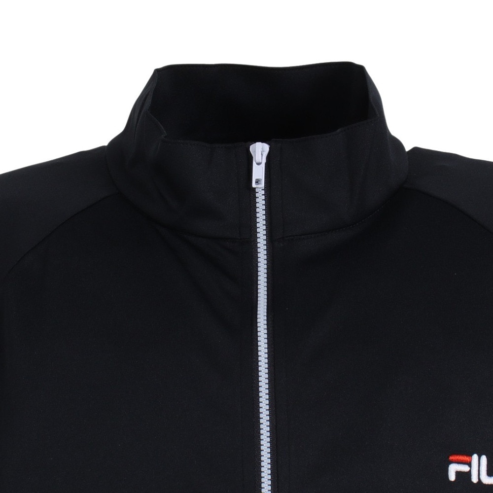 フィラ（FILA）（メンズ）ラッシュガード 長袖 フードなし UVカット UPF50+ サイド切替UVウェア 426-288-0BK