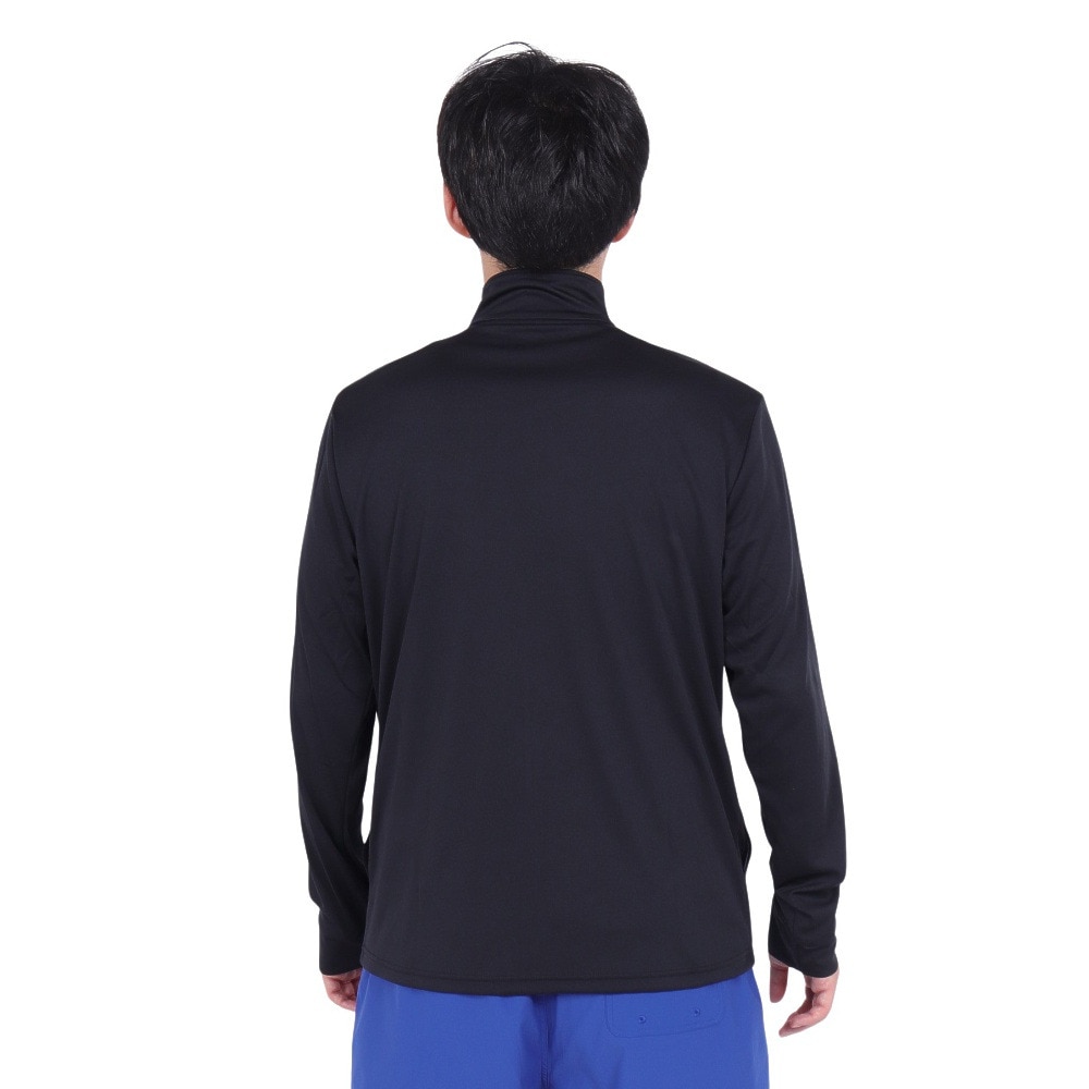 フィラ（FILA）（メンズ）FILAスタンドネックUVウェアー 428-286BK ラッシュガード 長袖 フードなし UVカット UPF50+ 水陸両用