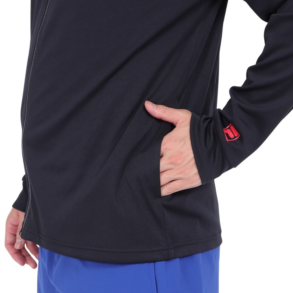 フィラ（FILA）（メンズ）FILAスタンドネックUVウェアー 428-286BK ラッシュガード 長袖 フードなし UVカット UPF50+ 水陸両用