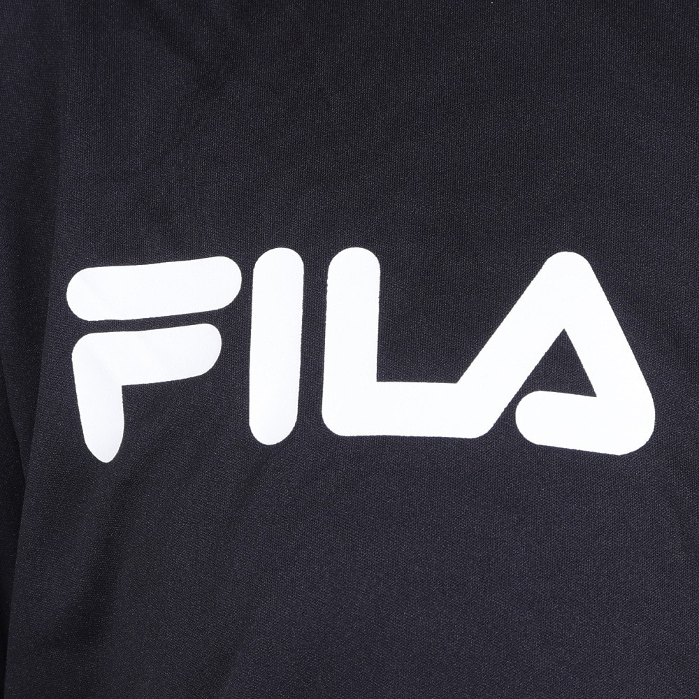 フィラ（FILA）（メンズ）FILAスタンドネックUVウェアー 428-286BK ラッシュガード 長袖 フードなし UVカット UPF50+ 水陸両用