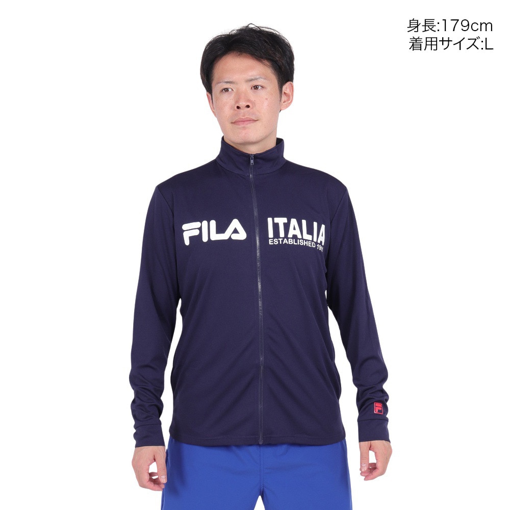 フィラ（FILA）（メンズ）FILAスタンドネックUVウェアー 428-286NV ラッシュガード 長袖