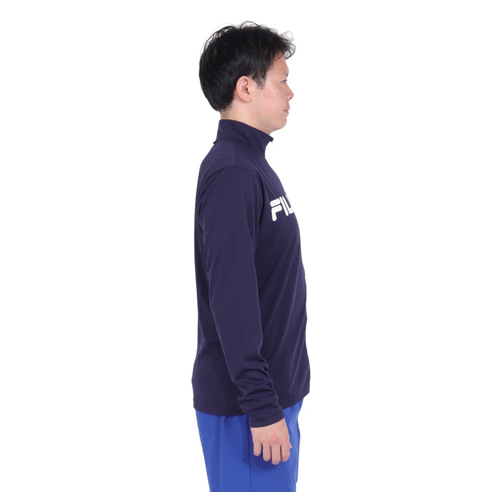 フィラ（FILA）（メンズ）FILAスタンドネックUVウェアー 428-286NV ラッシュガード 長袖