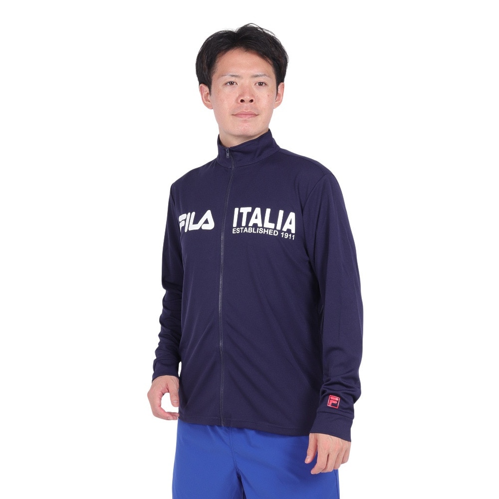 フィラ（FILA）（メンズ）FILAスタンドネックUVウェアー 428-286NV ラッシュガード 長袖