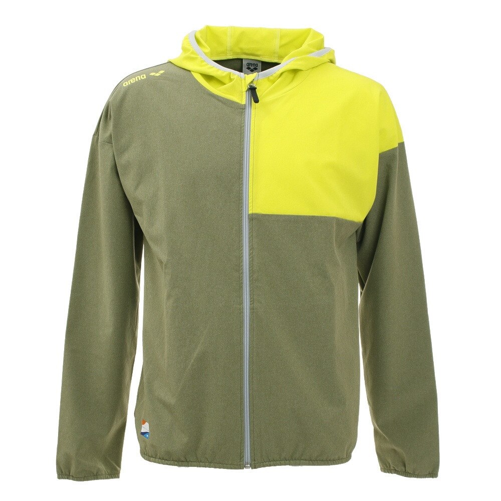 アリーナ アリーナ Arena メンズ パラシエル ラッシュガード Asn 0434 Khk カーキ イエロー 水陸両用 撥水 Uvカット 紫外線対策 吸汗 速乾 マリン ウィンタースポーツ用品はヴィクトリア