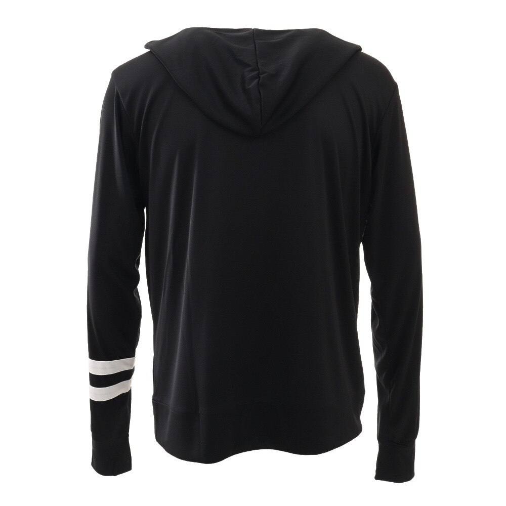 ハーレー（HURLEY）（メンズ）ラッシュガード 長袖 パーカー ジップ ONE AND ONLY MRG2100001-BLK ブラック UVカット 水陸両用 紫外線対策 UPF50+★★★