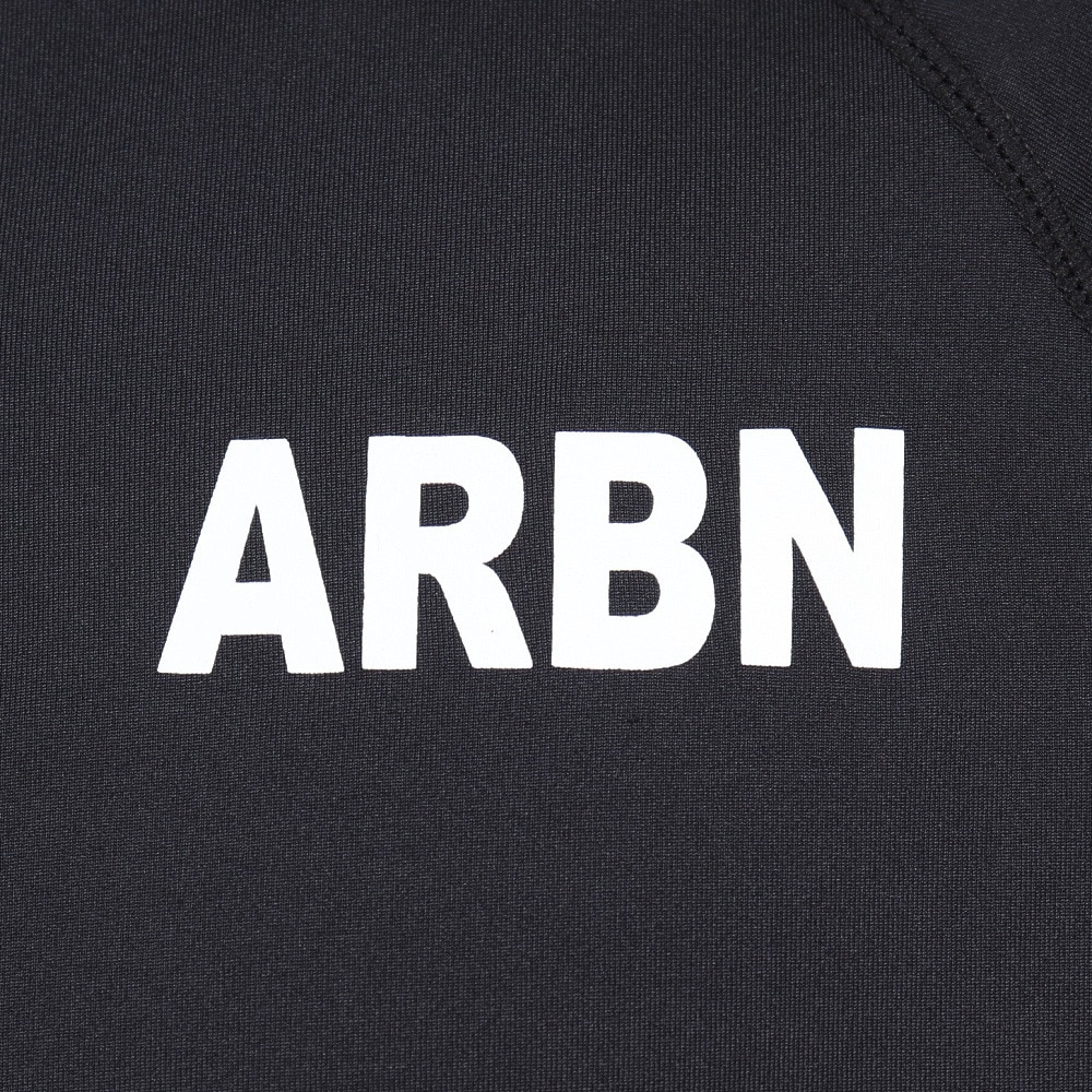 エアボーン（ARBN）（メンズ）ラッシュガード 長袖 ジップジャケット 速乾 UVカット 紫外線対策 AB2023SSM-SWIM003BLK ブラック