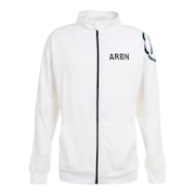 エアボーン（ARBN）（メンズ）ラッシュガード 長袖 ジップジャケット 速乾 UVカット 紫外線対策 AB2023SSM-SWIM003WHT ホワイト