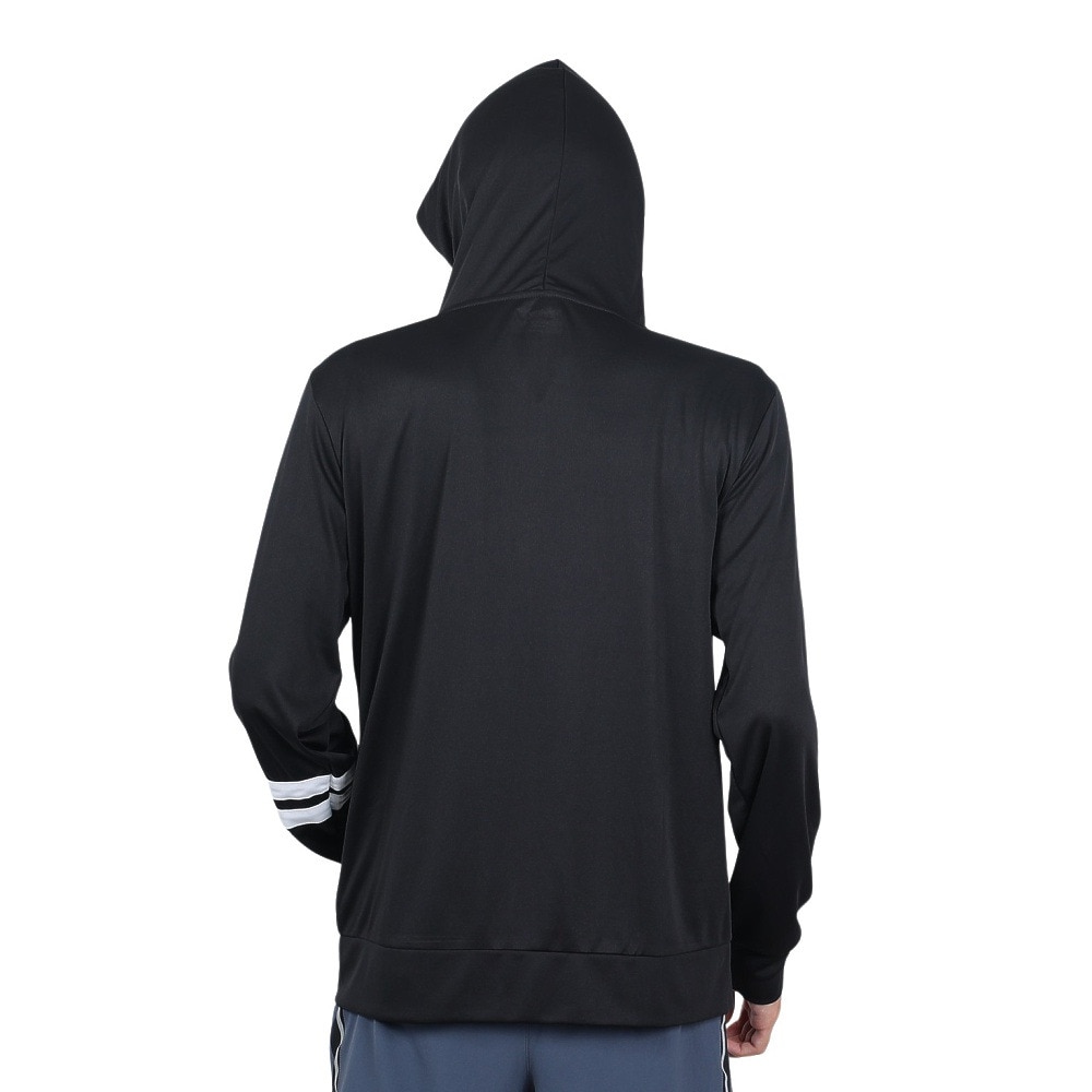 ハーレー（HURLEY）（メンズ）UPF50+ 軽量 速乾 ラッシュガード フルジップパーカー 長袖 MRG2310036-BLK
