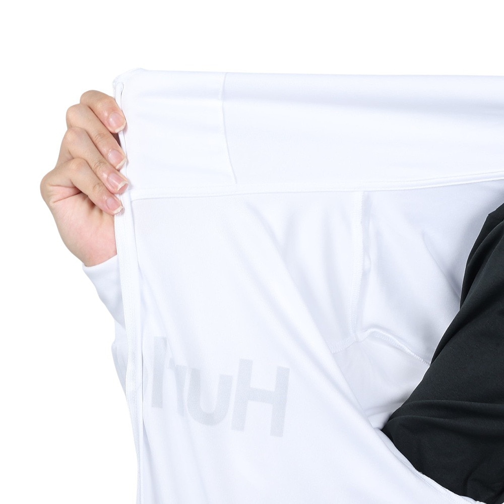 ハーレー（HURLEY）（メンズ）UPF50+ 軽量 速乾 ラッシュガード パーカー 長袖 RASH ONE AND ONLY MRG2310036-WHT