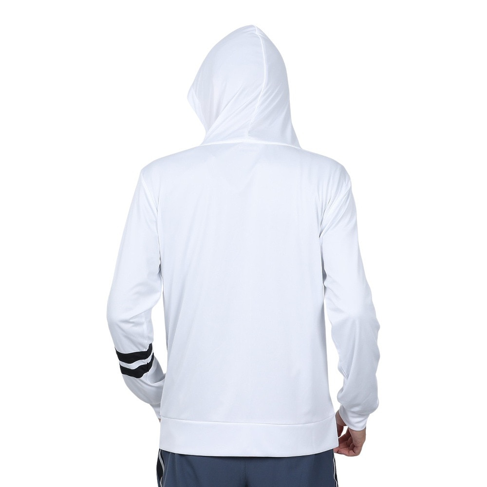 ハーレー（HURLEY）（メンズ）UPF50+ 軽量 速乾 ラッシュガード パーカー 長袖 RASH ONE AND ONLY MRG2310036-WHT