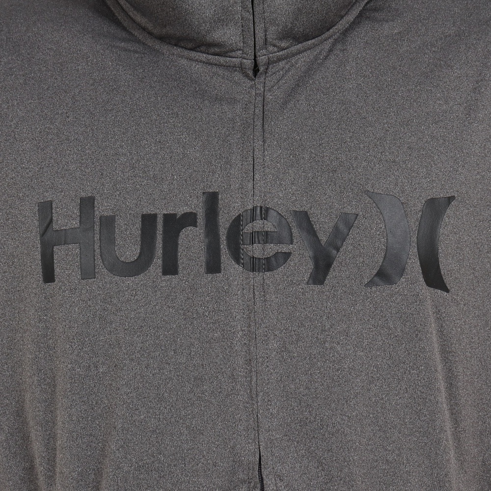 ハーレー（HURLEY）（メンズ）ラッシュガード フルジップジャージ 長袖 UVカット UPF50+ 紫外線対策 MRG2310037-CGHT