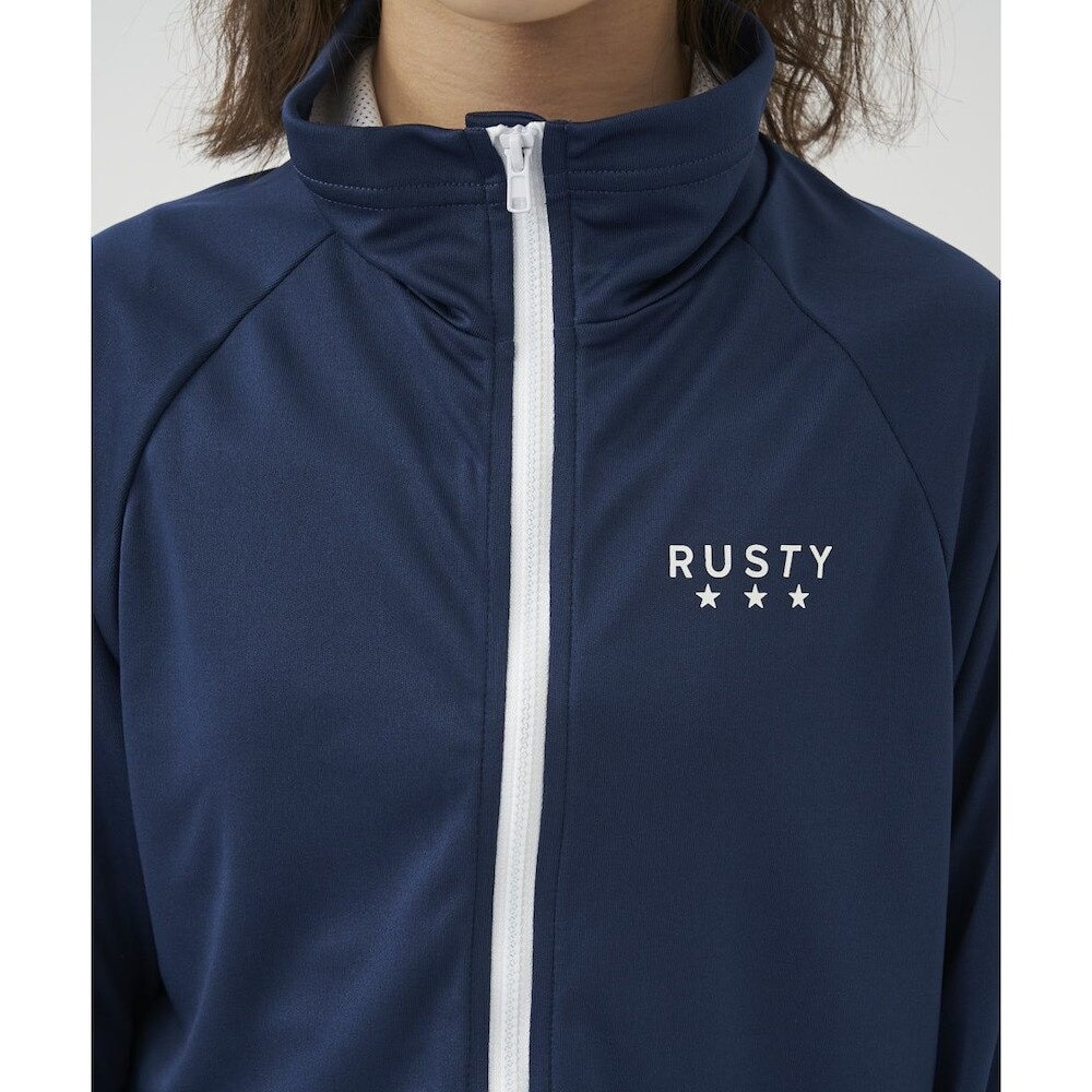 ラスティ（RUSTY）（キッズ）ジュニア 子供用 ラッシュガード 長袖 UVカット UPF50＋ 接触冷感 969470 NVY