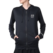 ビラボン（BILLABONG）（メンズ）ラッシュガード 長袖 ラッシュジップフーディー BE011855 BLK