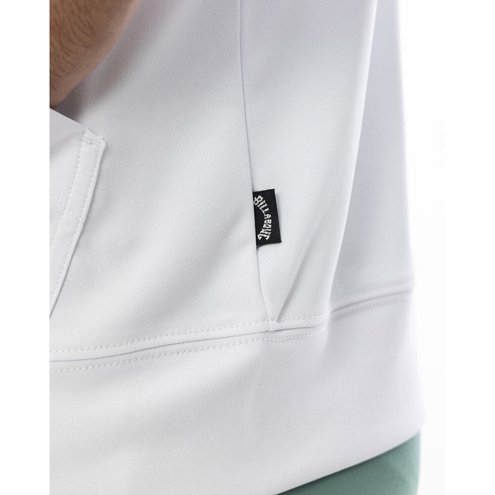 ビラボン（BILLABONG）（メンズ）ラッシュガード 長袖 パーカー ラッシュジップフーディー BE011855 WHT ホワイト