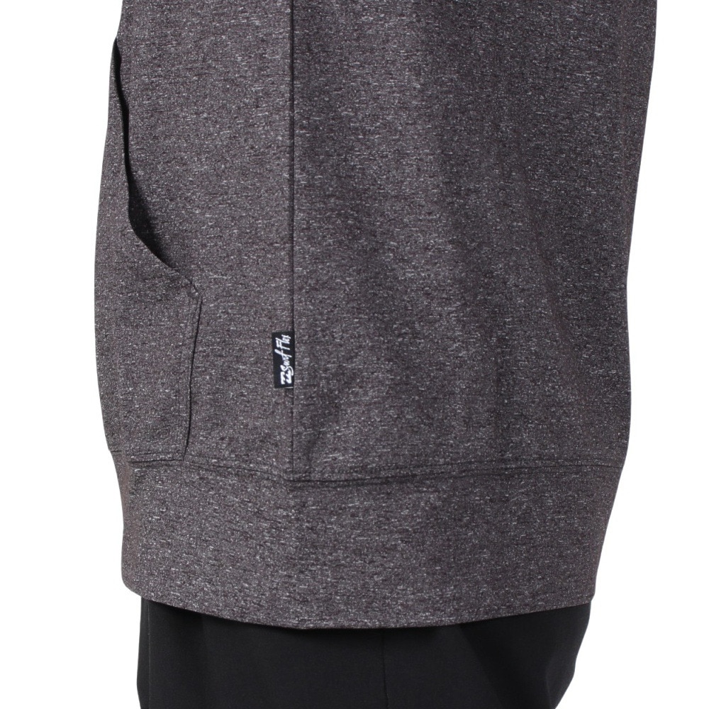 ビラボン（BILLABONG）（メンズ）ラッシュガード 長袖 ジップフーディー SURF FLEX ZIP BE011860 BKH ブラック