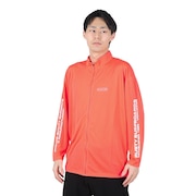 (メンズ)ラッシュガード 長袖 フルジップ UVカット 水陸両用 913481PNK