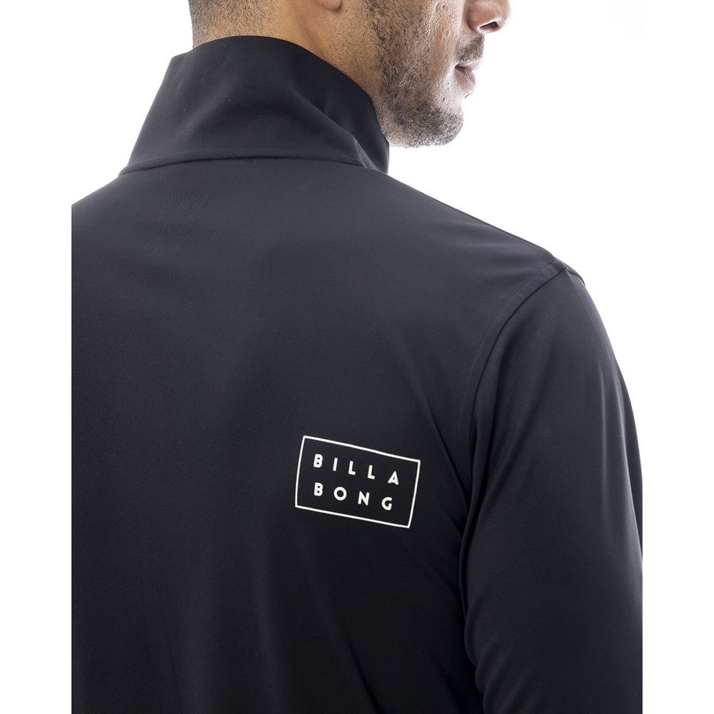 ビラボン（BILLABONG）（メンズ）ラッシュガード 長袖 RASH ZIP THRU BF011854 BLK