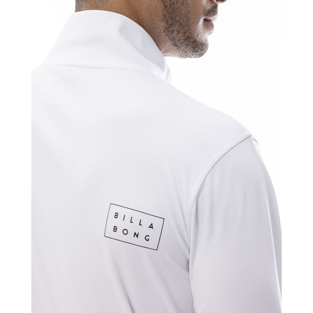 ビラボン（BILLABONG）（メンズ）ラッシュガード 長袖 RASH ZIP THRU BF011854 WHT