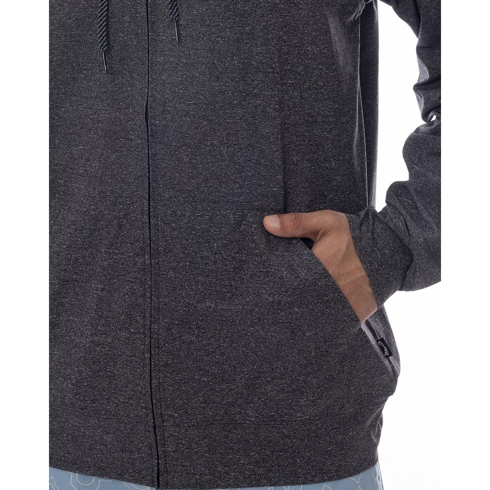 ビラボン（BILLABONG）（メンズ）ラッシュガード 長袖 SURF FLEX ジップアップパーカー BF011860 BKH