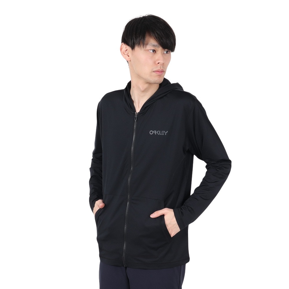 オークリー（OAKLEY）（メンズ）ラッシュガード 長袖 RASH HOODY 25.0 FOA407762-02E