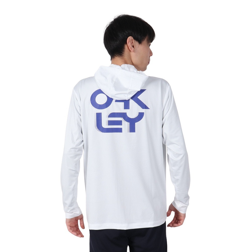 オークリー（OAKLEY）（メンズ）ラッシュガード 長袖 RASH HOODY 25.0 FOA407762-100