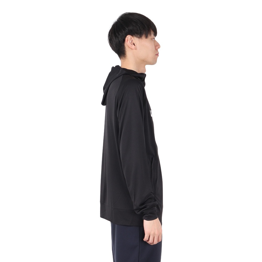 ハーレー（HURLEY）（メンズ）ラッシュガード 長袖 ファントム ワンアンドオンリー フルジップ フーディー MSRG251010-BLK