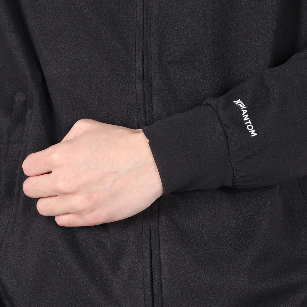 ハーレー（HURLEY）（メンズ）ラッシュガード 長袖 ファントム ワンアンドオンリー フルジップ フーディー MSRG251010-BLK