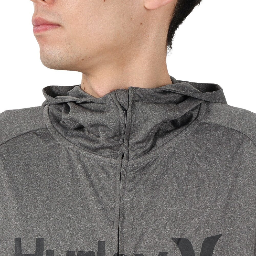 ハーレー（HURLEY）（メンズ）長袖 ファントム ラッシュガード ワンアンドオンリー フルジップ フーディー MSRG251010-CGHT