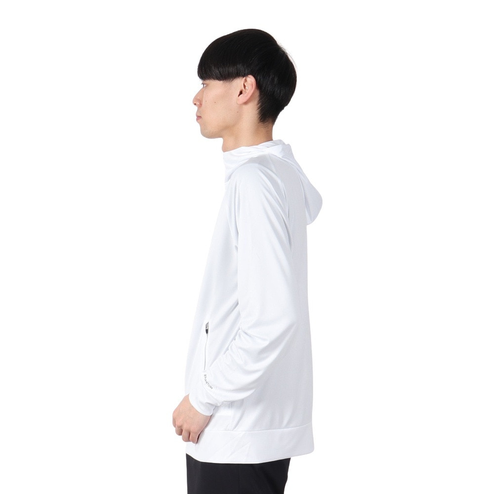 ハーレー（HURLEY）（メンズ）長袖 ファントム ラッシュガード ワンアンドオンリー フルジップ フーディー MSRG251010-WHT