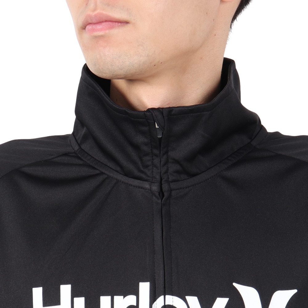 ハーレー（HURLEY）（メンズ）長袖 ファントム ラッシュガード ワンアンドオンリー フルジップ ジャケット MSRG251012-BLK