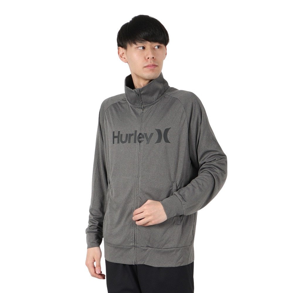 ハーレー（HURLEY）（メンズ）長袖 ファントム ラッシュガード ワンアンドオンリー フルジップ ジャケット MSRG251012-CGHT