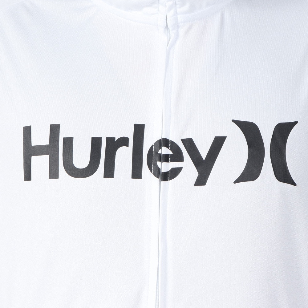 ハーレー（HURLEY）（メンズ）長袖 ファントム ラッシュガード ワンアンドオンリー フルジップ ジャケット MSRG251012-WHT
