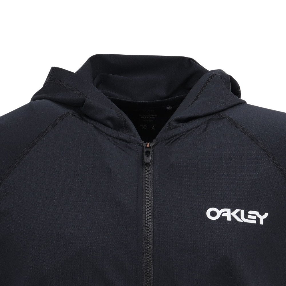 オークリー（OAKLEY）（メンズ）ラッシュガード RASH 長袖フルジップ フーディ FOA409099-021