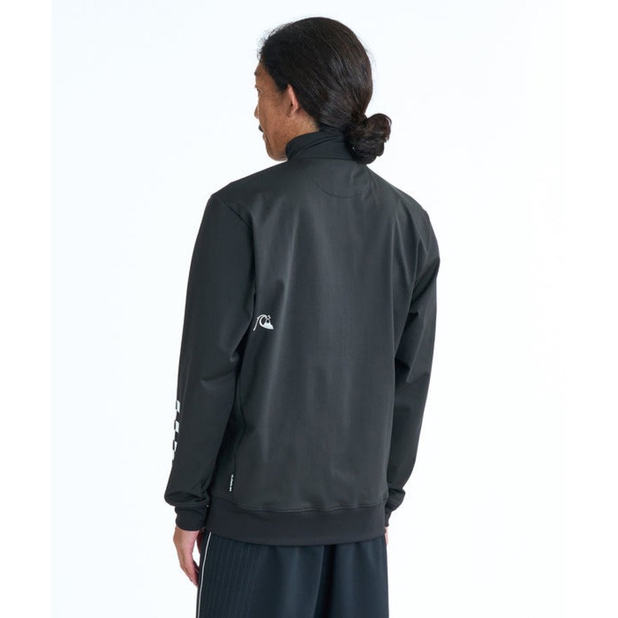 クイックシルバー（Quiksilver）（メンズ）ラッシュガード チェッカー ジップ 長袖ラッシュガード 26SPQLY261011BLK