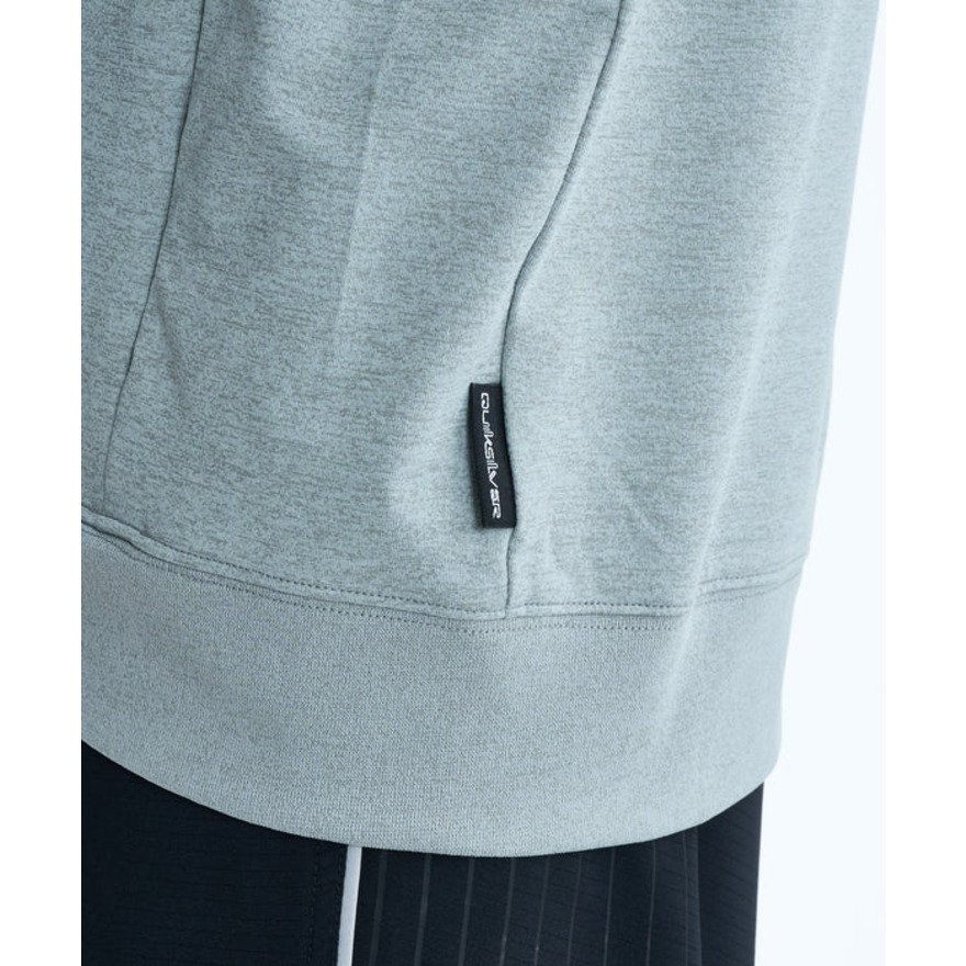 クイックシルバー（Quiksilver）（メンズ）ラッシュガード チェッカー ジップ 長袖ラッシュガード 26SPQLY261011HTR