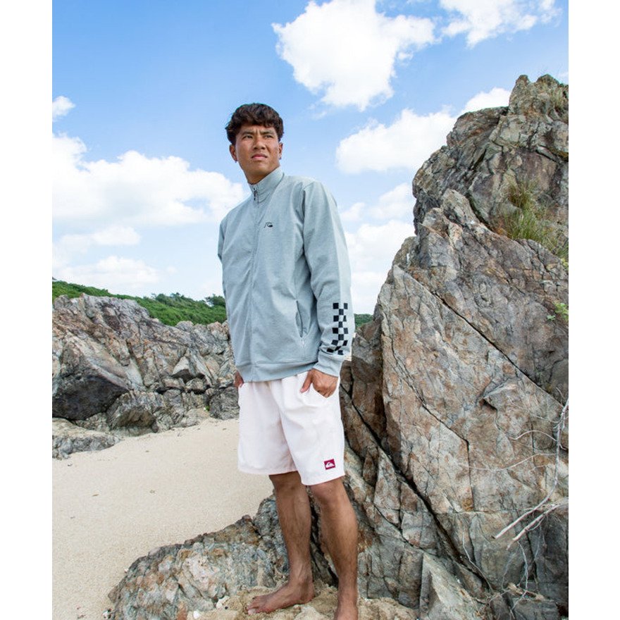 クイックシルバー（Quiksilver）（メンズ）ラッシュガード チェッカー