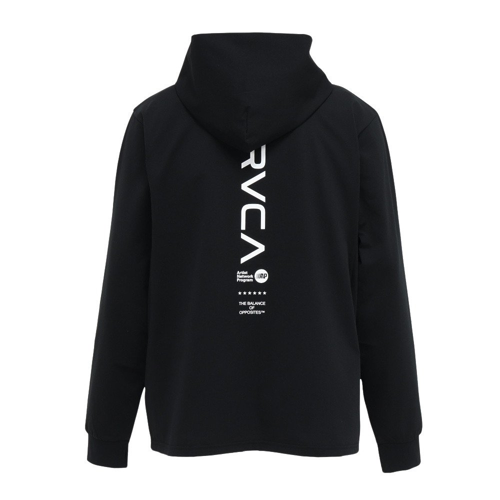 ルーカ（RVCA）（メンズ）ラッシュガード STRAIGHT WAY サーフ フーディ BG041852 BLK