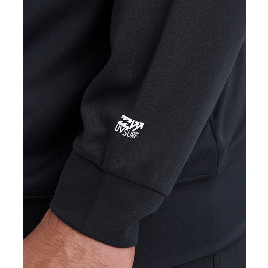 ビラボン（BILLABONG）（メンズ）ジップラッシュガード 長袖 RASH ZIP THRU 26SP BG011854 BLK